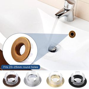 Bath Accessory Set Overflow Six-Foot Ring Brass Bathroom Basin Faucet Sink Cover Insert Replacement Hole Cap Accessories For 23-25cm