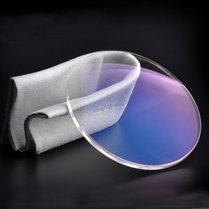 Personalize a lente óptica MR8 anti-raio azul prescrição miopia visão única índice de refração prescrição ajuste