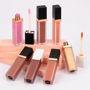 NO Logo Shimmer Plumper Lips Lip Gloss Marca própria Hidratante LipGloss Brilho labial de alta qualidade de pigmento à prova d'água Aceite seu logotipo Marca própria personalizada