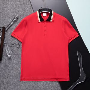 custom golf polos Fashion Designer Luxury BOSS Men's Polo Shirt Fashion Summer Leisure Slim Fit Short Sleeve 100% Cotton Sweat Absorbing Success Men's T-shirt M-3XL LG