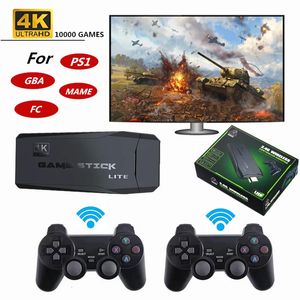 Portable Game Players 4K HD Video Game Console Built in 620/818/10000 Classic Games Retro Console Wireless Controller AV/HD Output Mini game box 231114