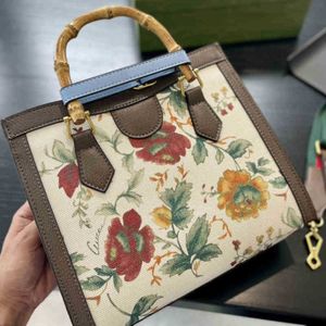 Axelväskor totes kvinnor designer väskor bambu handväska vacker tryck designer handväskor handväska messenger vintage väskor
