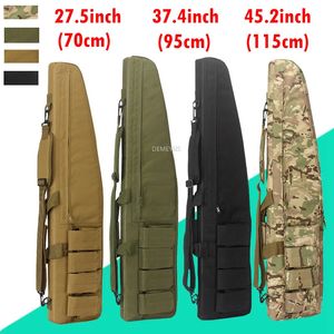 Outdoor Bags 70cm 95cm 115cm Tactical Gun Storage Bag Shooting Hunting Sgun Carry Case Military Rifle Shoulder with Pad 231114