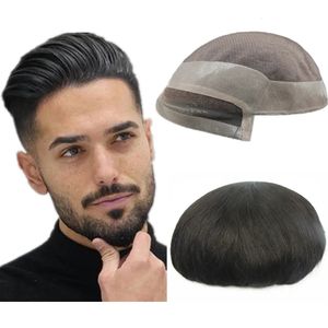 Men's Children's Wigs Toupee for Men Mono NPU Human Hair Pieces units Male Replacement System Prosthesis 231115