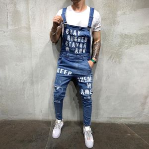 Herrbyxor jeans overaller casual denim jumpsuits för suspender stor storlek sommar lös turismkläder hög midja 230414