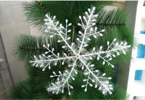 Модная рождественская елка искусственное хлопковое снежное орнамент белый рождественский рождественский снежинок украшения украшения аппликация для дерева