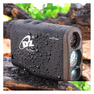 Laser Rangefinders Wholesale 1000M Waterproof Golf Laser Range Finder Handheld Distance Meter Speed Finders With Flagpole Lock Functio Dhsu5