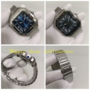 2 kolorowe automatyczne zegarki prawdziwe zdjęcie unisex męskie 39 mm kobiety WSSA0037 Niebieska czarna tarcza stali nierdzewnej bransoletka WSSA0030 Sport Mechanical Watch zegarki