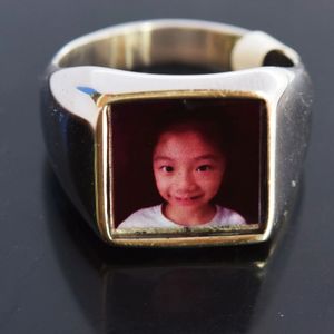 Обручальные кольца Кольцо Po на заказ Мемориальное кольцо Po Персонализированный подарок на память PHSSR 231114
