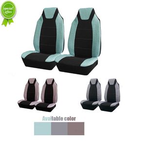 New Upgrade Car Seat Cover Fit for Most Car Accessories Interior woman 2 Units Front Row Seat Cover Universal Polyester Car Seat