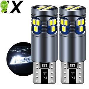 Ny 1X T10 LED CanBus No Error W5W LED -glödlampa Auto Lamp 2016 18SMD CAR Interiör Ljus W5YW 194 168 501 LED -bilbelysningar 6000K White 12V 12V