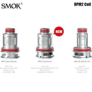 Smok rpm2 bobina per scar p3p5 kit fumò rpm2 dc mtl 0,6ohm/0,25ohm rpm 2 mesh 0,16ohm/0,3ohm-sigaretta e-sigaretta a distanza autentica 5pcs/pacchetto