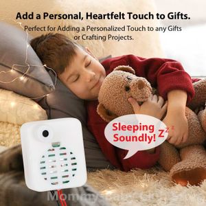 10 PZ/LOTTO Regalo Di Natale Fai Da Te Modulo Sonoro Registrabile Da 60 Secondi Registra Messaggio Personalizzato Per Peluche, Orsetto Di Peluche, Baby Doll Giocattolo Regalo Bebe