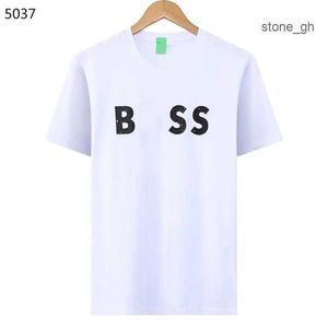 Boss Mens Herren T-Shirts Bosss Herren T-Shirt Hochwertiges Mode-T-Shirt Luxus Polo Rundhals Atmungsaktives Top Business Casual Tee Man Tops 9 PQN5