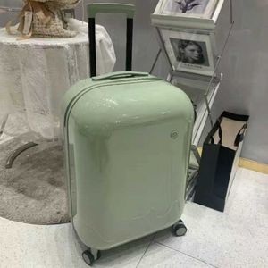 2023 internet celebrity new student ice cream travel lightweight ultra light double layer zipper silent universal wheel luggage