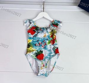 Bambini da bagno un bagno designer di costumi da nuoto da nuoto da nuoto ragazze baby baby browing tessile estate costumi da bagno bikini set da bagno abiti da nuoto sorseggiatori