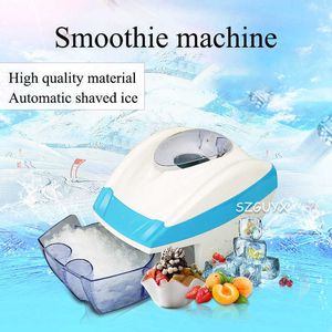 Ice Crushers Rasierer Kommerzielle Ice Crusher Vollautomatische Schnee-Smoothie-Maschine Haushalts-Eis-Crusher Elektrischer Milch-Tee-Shop Rasierte Eismaschine