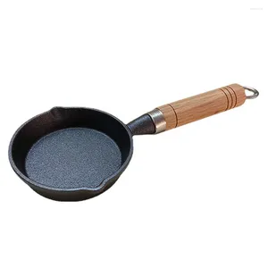 Pannor Oil Pan Hushållens induktion Nonstick Stekning Matlagningsredskap Cast Iron Kitchen Gadget Keramiska stekrekare