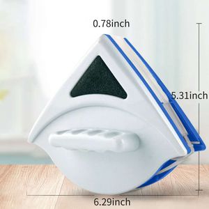 Neue doppelseitige magnetische Glaswischer-Fensterreiniger-Oberflächenreinigungsbürste Dreieck-Reinigungswerkzeuge für Glasfenster