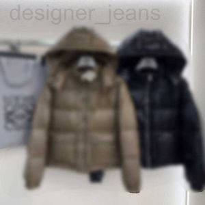 Women's Down Parkas Designer Loe 23 Autumn/Winter New Hot Single Hooded Short Coat U9KB