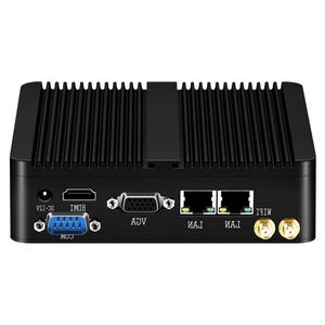 Freeshipping intel celeron J2900 2LAN mini pc com 20 GHz suporte Windows 10 Win 8 Win 7 linux Computador Minipc Kujsl