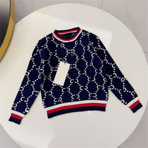 어린이 디자이너 스웨터 고품질 스웨터 베이비 점퍼 가을/겨울 스웨터 어린이 따뜻한 편지 인쇄 옷 90-150cm C08
