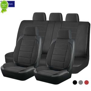 Yeni yükseltme evrensel araba koltuğu kapakları yan stereo modelleme deri kabarık araba koltuğu kapakları çoğu araba aksesuarı iç mekan
