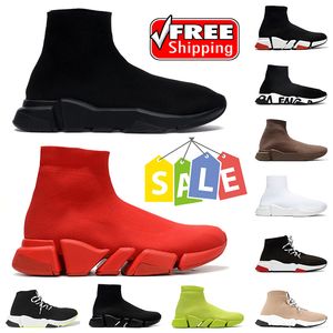 balenciaga speed trainer balencigas Sock Runners Sapatos Speed Trainer 2.0  Socks Tennis Trainers Plataforma para Mens Mulheres Knit Training Shoe Jogging Frete Grátis 【code ：L】