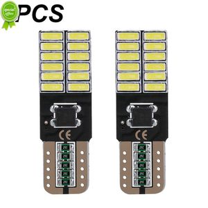 New 1PCS W5W Led Bulb T10 Led 501 194 12V 4014SMD Car Led Signal Lamp Clearance Lights Reading Lights Interior Light White Yellow