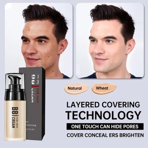 BB CC Creams Cream för män full täckning concealer långvarig makeup foundation vattentät flytande kosmetika 231115