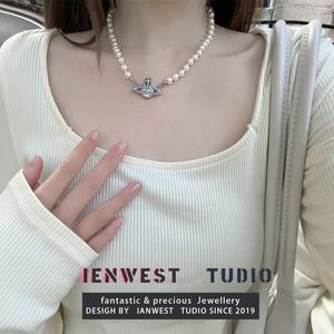 Oker Chain 40cm med officiell storlek 925 Silver Pinzircon Pendants Kvinnliga halsband bleknar aldrig