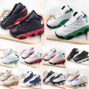 13s kids shoes toddler sneakers 13 baby Bred Chicago Flint black red children boys Basketball trainers grils kid designer shoe