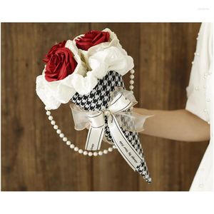 Decorative Flowers Soap Flower Valentine's Day Gift Box Rose Shaped Bath Petal For Birthday