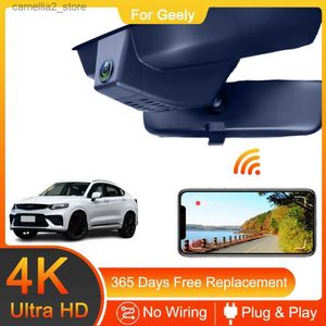 DVR samochodów dla Geely Tugella Xingyue FY11 Atlas Pro Star Zone 4K Dash Cam For Camera Rejestrator Kamer WIFI CAR DVR DVR DVR Urządzenia Q231115