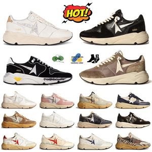 Designer Star Casual Shoes Herr Mens Womens Tennis Shoes Star Luxury Sneakers Italian Brand Runners Sport Silver Black White Paljett Fold Classic Old Dirty Wogging 35-46