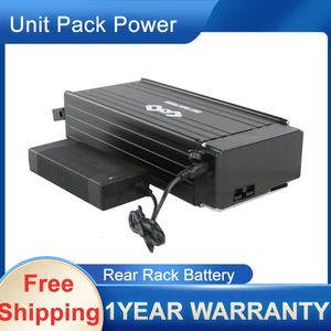 52V 20AH Rear Rack Electric ebike Battery 48V 25.6AH City Mountain Lithium Li-ion 28AH Battery Pack for 1000W 750W 500W Motor