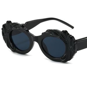 Hip Hop Güneş Gözlüğü Kadın Voal Güneş Gözlükleri Kişilik Bulut Gözlükler Anti-UV Gözlükler Retro Adumbral Google 7 Renk