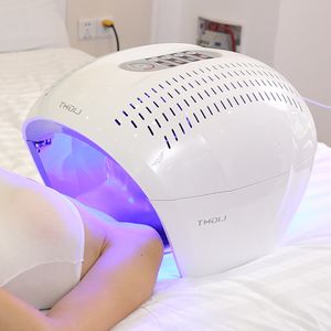 Face Care Devices Folding Colorful Spectrum Headlight Beauty Salon Instrument LED Red and Blue P on Mask Light Machine 231115