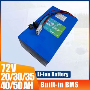 72V 20Ah 30Ah 35Ah 40Ah 50Ah Rechargeable Lithium Ion Battery For Electric Bicycle Scooter Golf Cart Solar