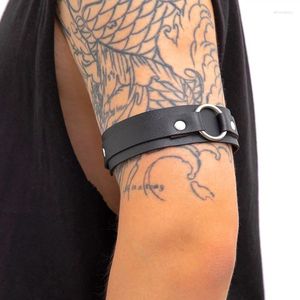 Armreif Armband aus Leder Kragen für Männer Frauen Gürtel Armbänder Armband Modeschmuck Zubehör