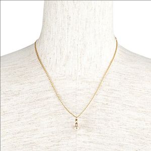 Pearl Gold Necklace 40 cm Standard 18K Gold Pearl Pendant Män och kvinnor halsband Vackra smycken hänge bröllopspresent bleknar aldrig