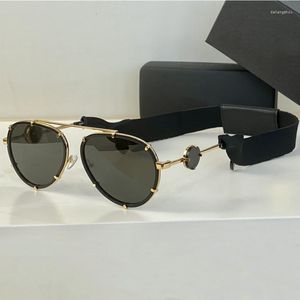 Sonnenbrille Vintage Oval VE2232 Double-Beam Pilot Top-Marken Herren Damen Uv400 Schutzbrille Autofahren Brillen Trendprodukte