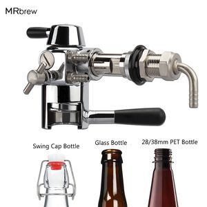 Filtri per il tè Homebrew Riempitore per bottiglie di birra Nessun riempimento di schiuma Rubinetto per rubinetto per vetro Swing Top 28mm 38mm PET 230414