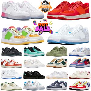 Free Shipping Classic 1 Casual shoes for men women White Pine Green White Black Blue Laser Orange University Team Red Game Royal mens trainers outdoor sports sneakers