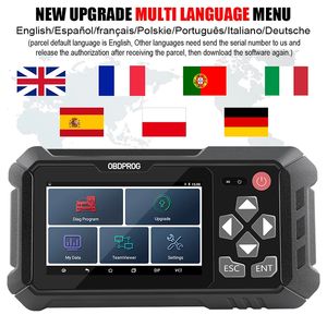 OBDPROG M500 versione base Strumenti di calibrazione del cluster per auto OBD2 Diagnostica strumento di regolazione dello strumento di ripristino dell'olio Lettore di codici Scanner automobilistico