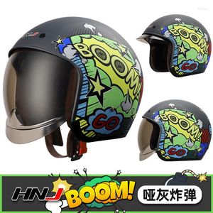 Motorcykelhjälmar HNJ 603 Säljer cool hjälm Motocross Pedal Motorcykel Kvinnor Män Riding Visor Sun Protection Wind Hat