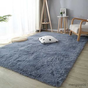 Carpet Plush Carpet For Living Room Modern Sofa Mat Fluffy Children Bedroom Bedside Rugs Gray Kids Crawling Cushion