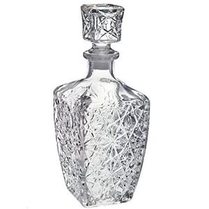 Höftkolvar 800 ml Valfritt kristallglas Whisky Liquor Wine Bottle Liquor Decanter Glass 231115