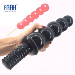 Slip Mutandine FAAK giocattoli del sesso anale perline dildo big dong plug anale manico a vite butt plug pene enorme 2,36 