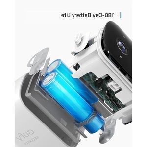 Freeshipping EUFY Security Camera 2C 2-CAM Zestaw bezprzewodowy system bezpieczeństwa domu z 180-dniową zgodnością HomeKit Kompatybilność 1080p HD Vurto